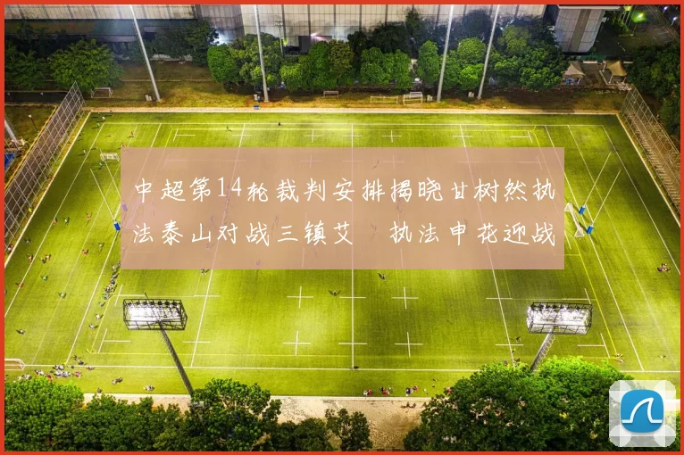 中超第14轮裁判安排揭晓甘树然执法泰山对战三镇艾堃执法申花迎战新鹏城